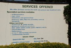 Specialities sign